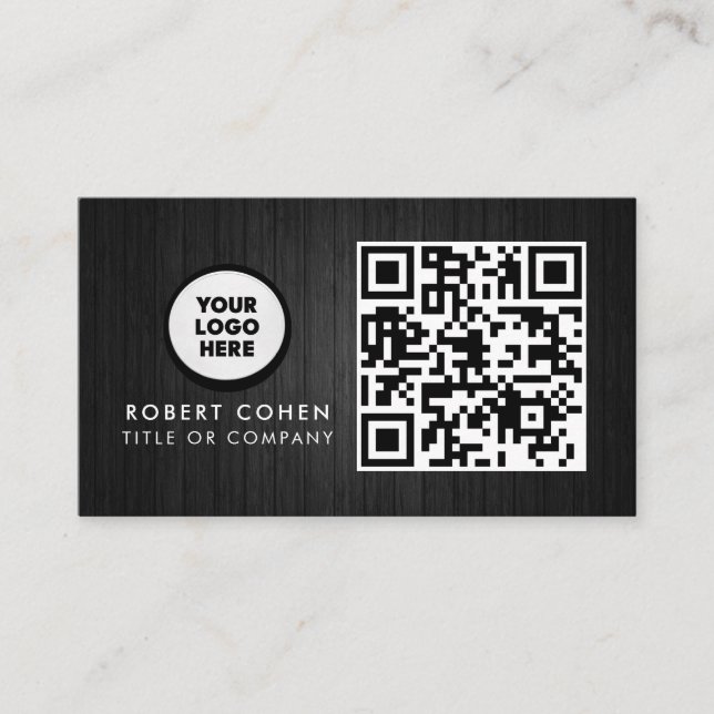 Cartão de Visita Moderno Personalizado com Logotip (Frente)