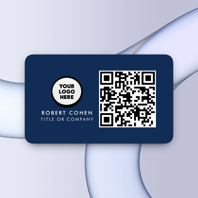 Cartão de Visita Moderno Personalizado com Logotip (Criador carregado)