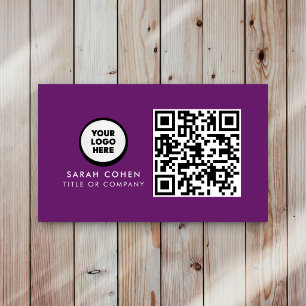 Cartão de Visita Moderno Personalizado com Logotip