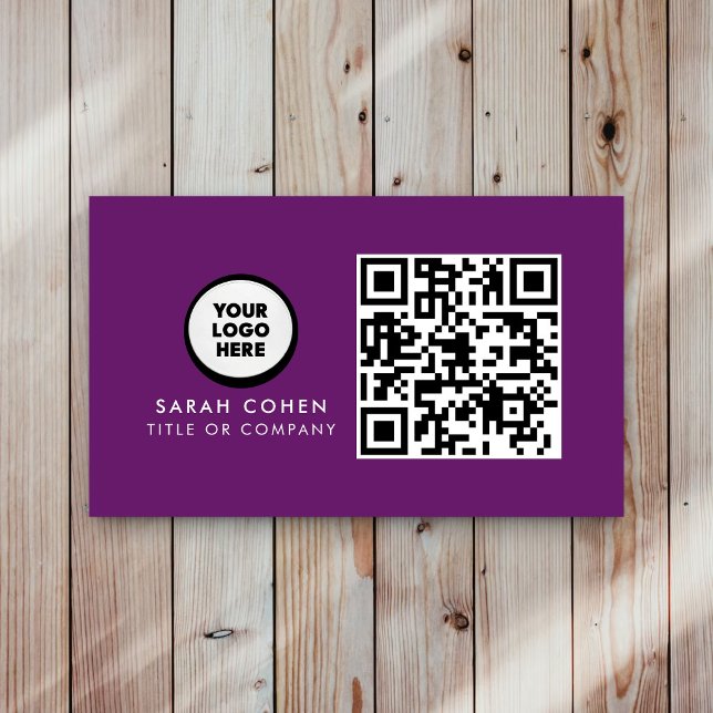 Cartão de Visita Moderno Personalizado com Logotip (Criador carregado)
