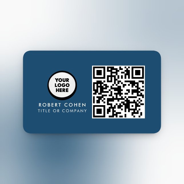 Cartão de Visita Moderno Personalizado com Logotip (Criador carregado)