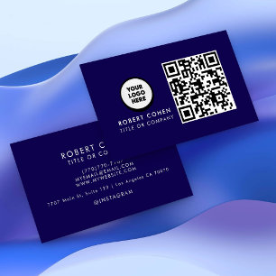 Cartão de Visita Moderno Personalizado com Logotip