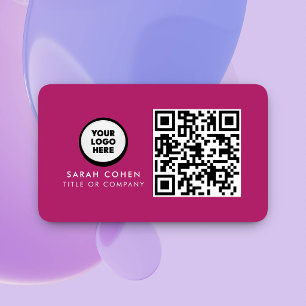 Cartão de Visita Moderno Personalizado com Logotip
