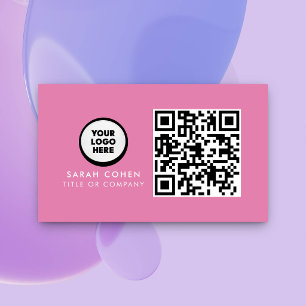 Cartão de Visita Moderno Personalizado com Logotip