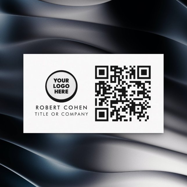 Cartão de Visita Moderno Personalizado com Logotip (Criador carregado)