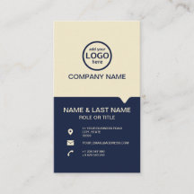 Moderno Profissional 2 cores adicione seu logotipo
