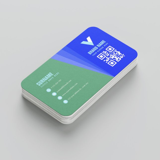 Cartão De Visita Moderno Simples (Criador carregado)