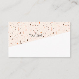 Cartão De Visita Moderno terrazzo