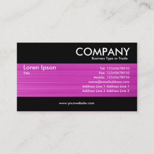 Cartão De Visita Moderno - Textura Magenta Bruta