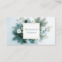 Moldura Dourada de Pinha Azul e Floral Branco de I