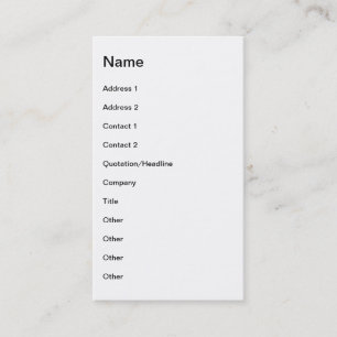 Cartão De Visita Mona Lisa