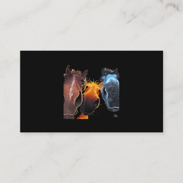 Cartão De Visita Mona Lisa Segurando Uma Pintura Divertida De Pug P (Frente)