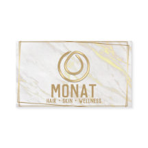 Cartão de visita Monat Dourado 2