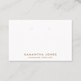 Cartão De Visita Monitor Mínimo de Joias Modernas