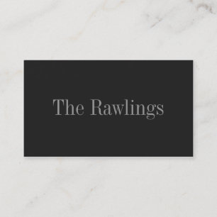 Cartão De Visita Monocromático no alcaçuz