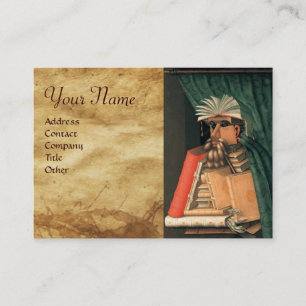 CARTÃO DE VISITA MONOGRAMA BIBLIOTECA