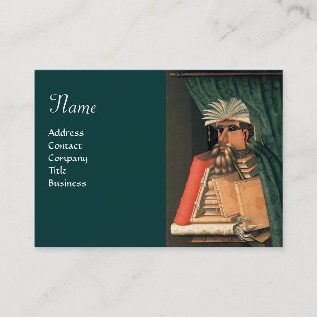 CARTÃO DE VISITA MONOGRAMA BIBLIOTECA (Frente)