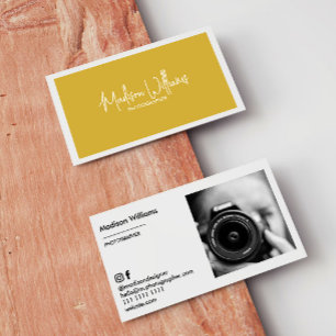 Cartão De Visita Monograma Boho Na moda Moderno Minimalista