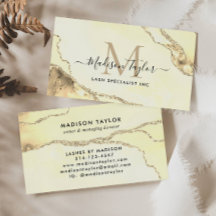 Monograma Clássico de Script de Agato de Glitter G