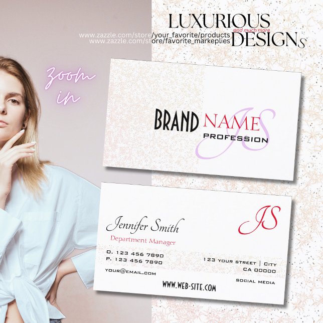 Cartão De Visita Monograma das Estrelas de Lágrimas Púrpura do Past (Criador carregado)