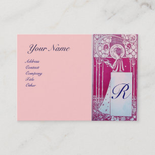 CARTÃO DE VISITA MONOGRAMA DE RESTAURANTE