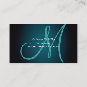 Cartão De Visita Monograma de Teto