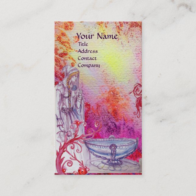 Cartão De Visita Monograma de VIVIEN (Frente)