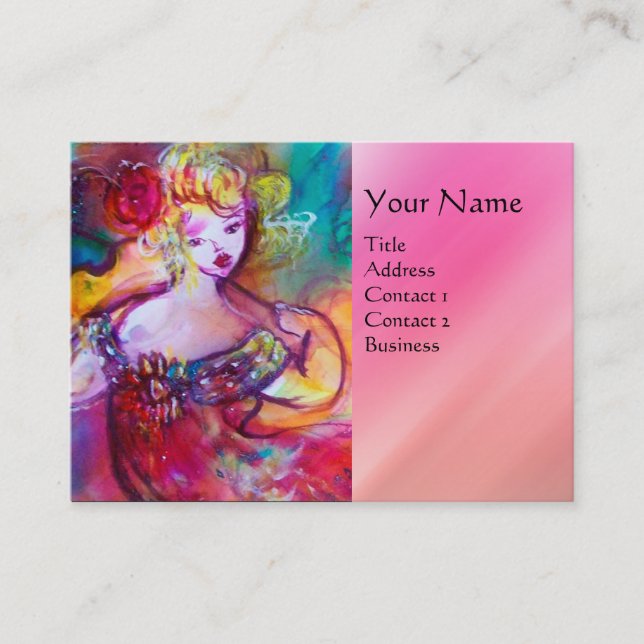 Cartão De Visita MONOGRAMA DO CONCERTO DE PRIMAVERA TRIO HARMONY, c (Frente)