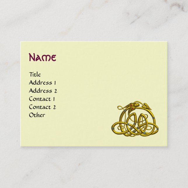 CARTÃO DE VISITA MONOGRAMA DO HYPER DRAGON (Frente)