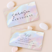 Monograma do Nome Elegante do Script de Luxo Opal 