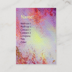 Cartão De Visita MONOGRAMA DOS CANAIS MÁGICOS DOURADOS abstrato