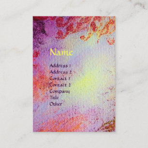 Cartão De Visita MONOGRAMA DOS CANAIS MÁGICOS DOURADOS abstrato