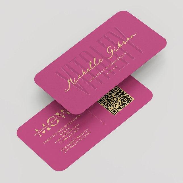 Cartão De Visita Monograma Dourado Nutricionista Dieticista Moderno (Modern Dietitian Nutritionist Pink Gold Monogram Business Card
)