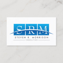 Cartão De Visita Monograma Estrilizado Profissional Corporativo em