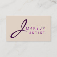 Monograma Makeup Artist Almond Background