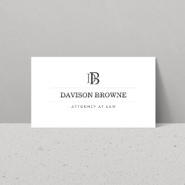 Cartão De Visita Monograma profissional