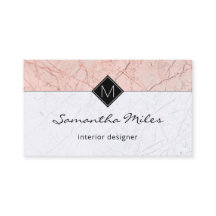 Monograma QR Código Elegante de Cinza de Rosa