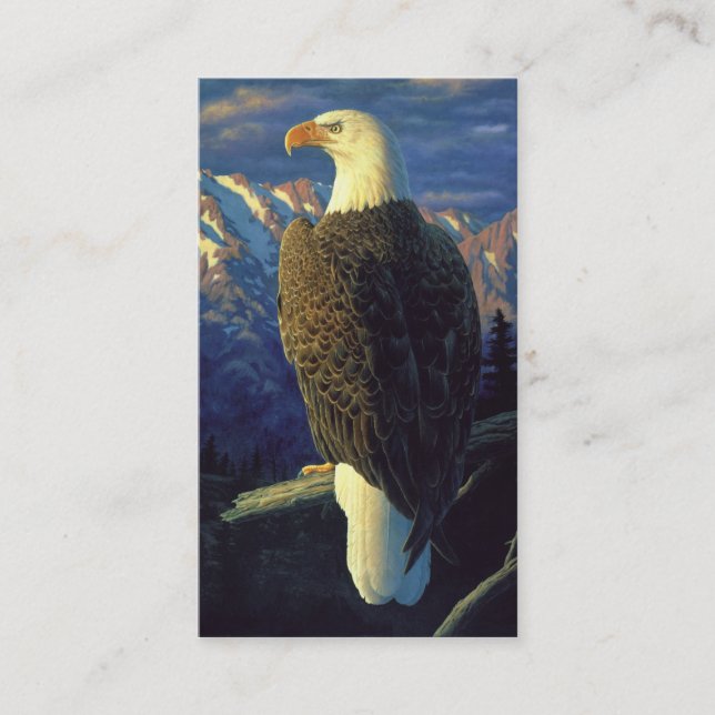Cartão De Visita Montanha Balda Americana Eagle (Frente)