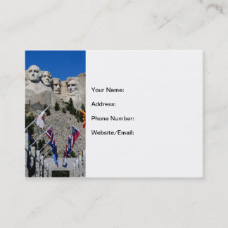 Cartão De Visita Monte Rushmore Foto Personalizável Souvenir