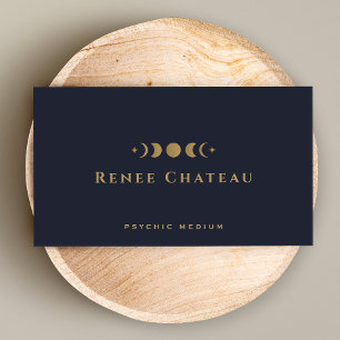 Cartão De Visita Moon Fases Psicónicas Média