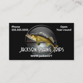 Cartão De Visita Moon Water & Walleye Pike