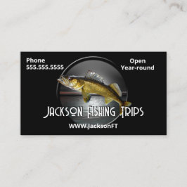 Cartão De Visita Moon Water & Walleye Pike