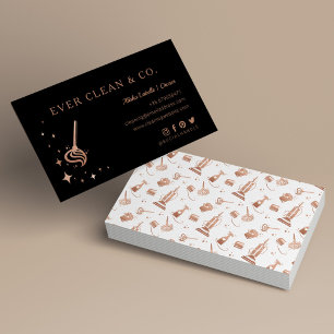 Cartão De Visita Mop Professional Maid & House Clearing