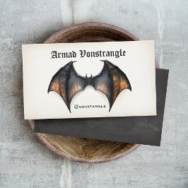 Cartão De Visita Morcego Vampiro