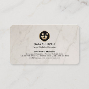 Cartão De Visita Mortar Pestle Medicina à Base de Plantas Homeopat