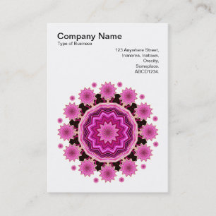 Cartão De Visita Motivo 024 da mandala