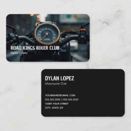 Cartão De Visita Motocicleta Biker Club