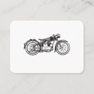 Cartão De Visita Motocicleta Retroativa - Eu Amo Minha Motocicleta