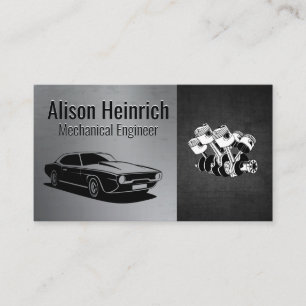 Cartão De Visita Motor de pistão  Compro automático