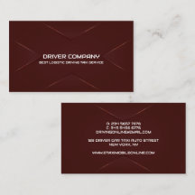 Motorista Elegante Burgundy